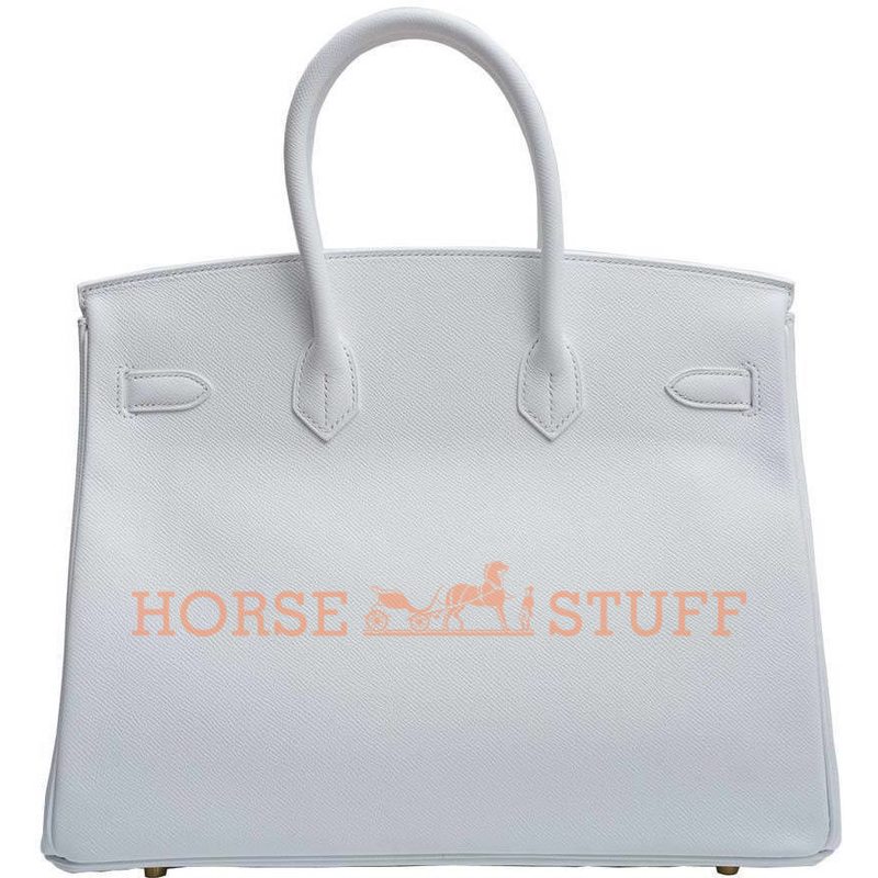 Hermès Birkin 35 White Epsom GHW