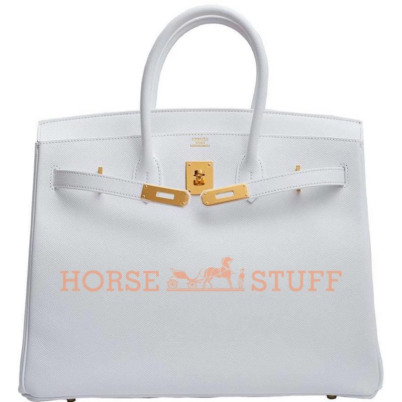 Hermès Birkin 35 White Epsom GHW