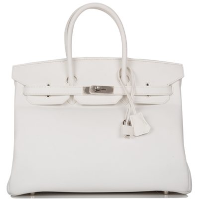 Hermès Birkin 35 White Epsom PHW