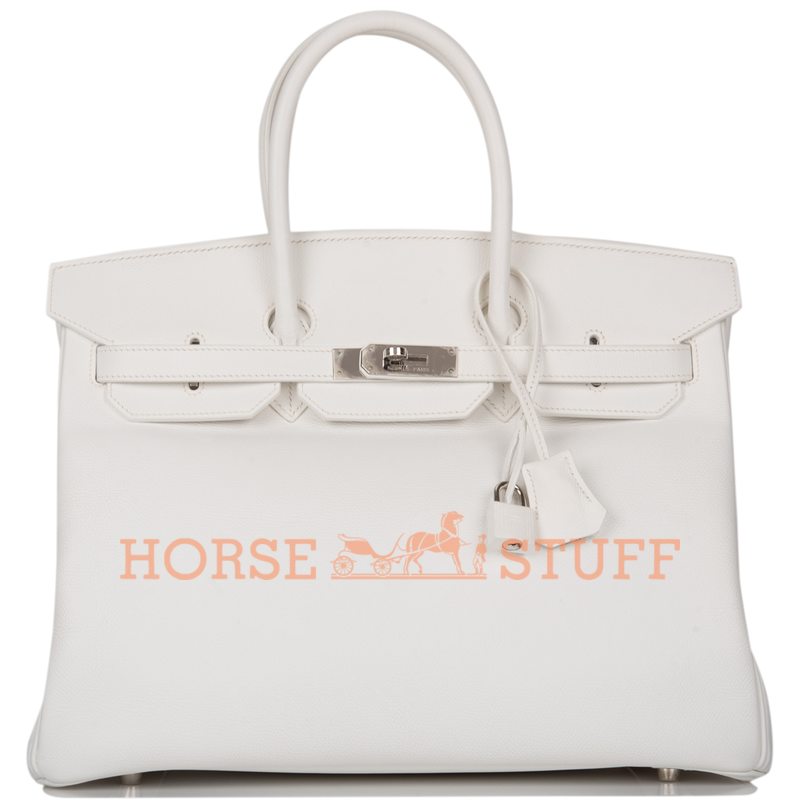 Hermès Birkin 35 White Epsom PHW