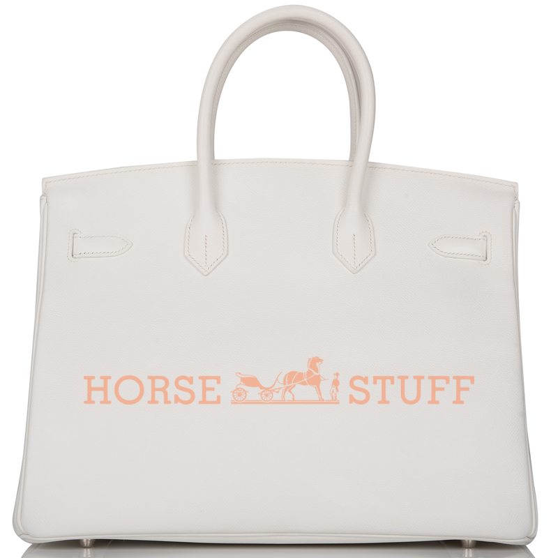 Hermès Birkin 35 White Epsom PHW