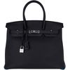 Hermès Birkin 35 Special Order HSS Black / Turquoise Togo BPHW