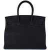 Hermès Birkin 35 Special Order HSS Black / Turquoise Togo BPHW