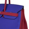 Hermès Birkin 35 Special Order HSS Blue Electrique / Rouge Grenat Togo PHW