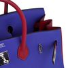 Hermès Birkin 35 Special Order HSS Blue Electrique / Rouge Grenat Togo PHW