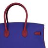 Hermès Birkin 35 Special Order HSS Blue Electrique / Rouge Grenat Togo PHW