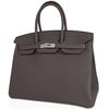 Hermès Birkin 35 Special Order HSS Verso Etain / Lime Togo BPHW