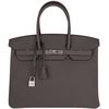 Hermès Birkin 35 Special Order HSS Verso Etain / Lime Togo BPHW