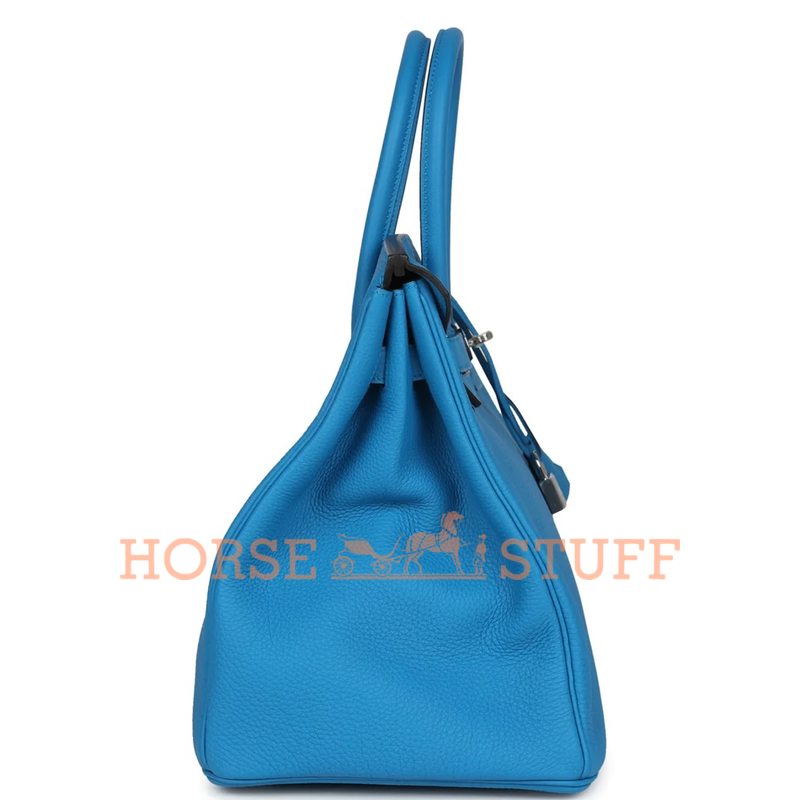 Hermès Birkin 35 Blue Zanzibar Togo PHW