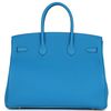 Hermès Birkin 35 Blue Zanzibar Togo PHW