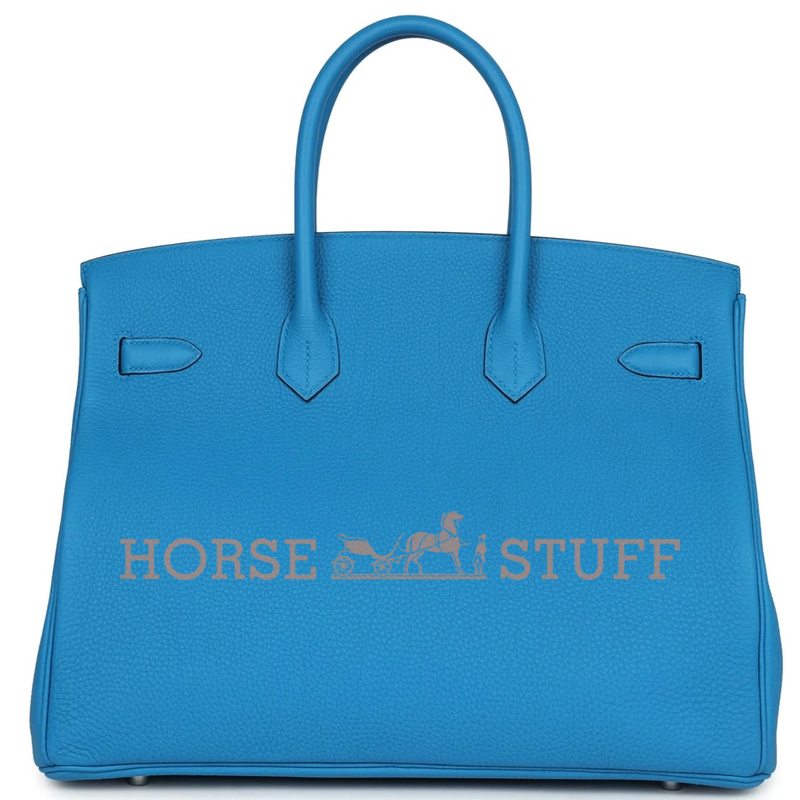 Hermès Birkin 35 Blue Zanzibar Togo PHW