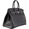 Hermès Birkin 35 Graphite Matte Crocodile Niloticus PHW