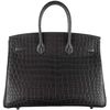 Hermès Birkin 35 Graphite Matte Crocodile Niloticus PHW