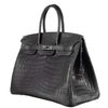 Hermès Birkin 35 Graphite Matte Crocodile Niloticus PHW