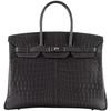 Hermès Birkin 35 Graphite Matte Crocodile Niloticus PHW