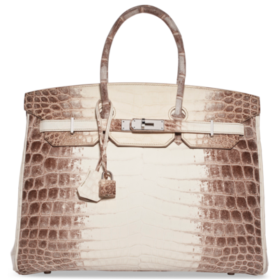 Hermès Birkin 35 Blanc Himalayan Crocodile Niloticus PHW