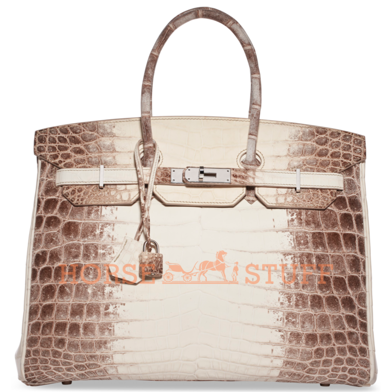 Hermès Birkin 35 Blanc Himalayan Crocodile Niloticus PHW