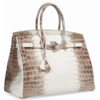 Hermès Birkin 35 Blanc Himalayan Crocodile Niloticus PHW