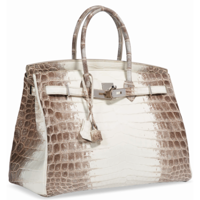 Hermès Birkin 35 Blanc Himalayan Crocodile Niloticus PHW