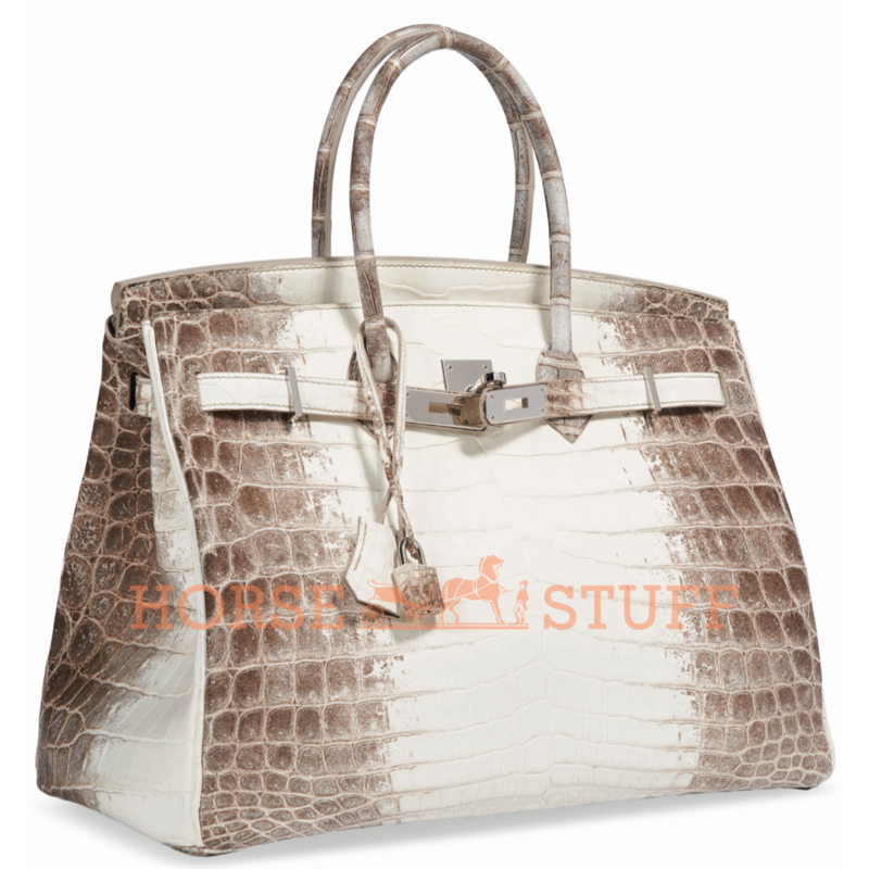 Hermès Birkin 35 Blanc Himalayan Crocodile Niloticus PHW