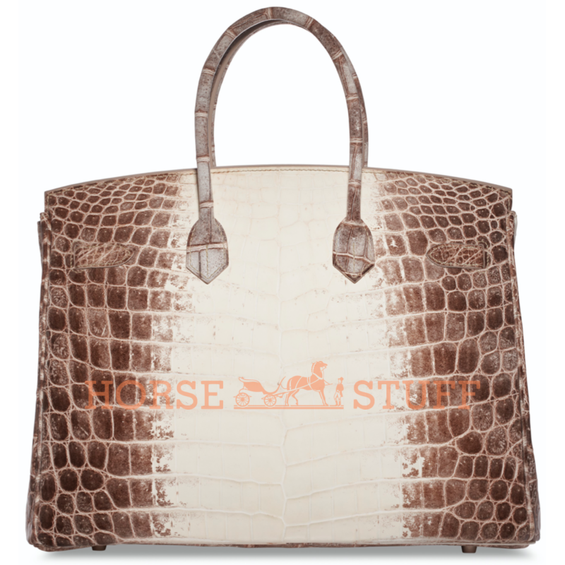 Hermès Birkin 35 Blanc Himalayan Crocodile Niloticus PHW