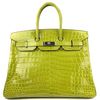 Hermès Birkin 35 Vert Anis Lisse Crocodile Niloticus PHW