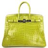 Hermès Birkin 35 Vert Anis Lisse Crocodile Niloticus PHW