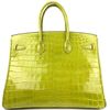 Hermès Birkin 35 Vert Anis Lisse Crocodile Niloticus PHW