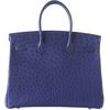 Hermès Birkin 35 Blue Iris Ostrich PHW