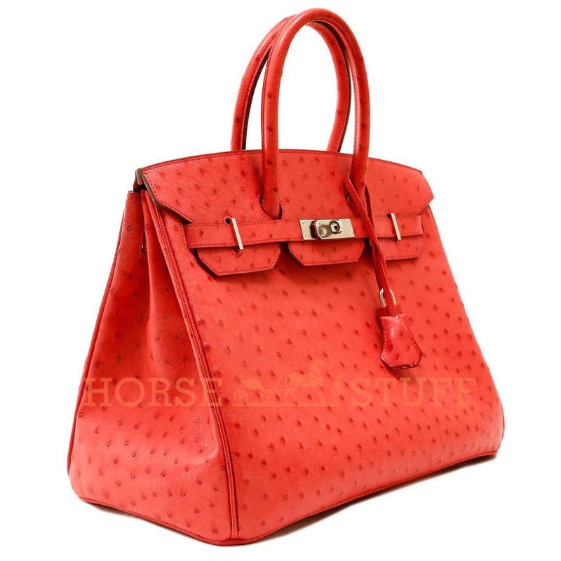 Hermès Birkin 35 Bougainvillea Ostrich PHW