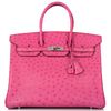 Hermès Birkin 35 Fuchsia Ostrich PHW