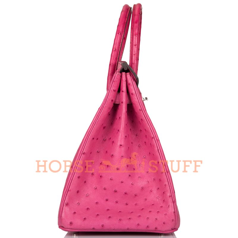 Hermès Birkin 35 Fuchsia Ostrich PHW