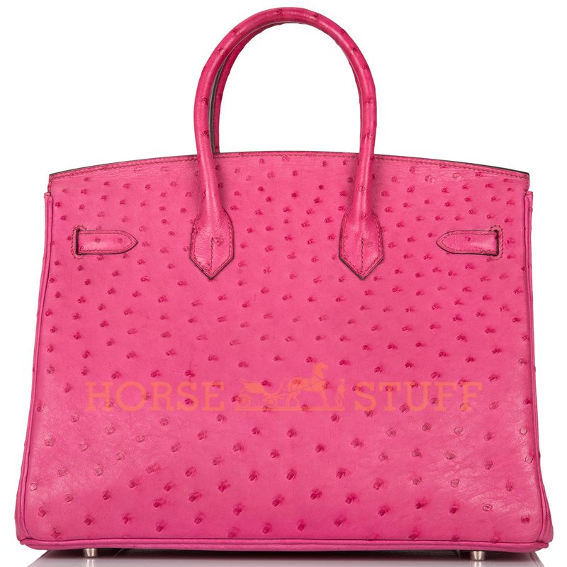 Hermès Birkin 35 Fuchsia Ostrich PHW