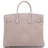 Hermès Birkin 35 Gris Tourterelle Ostrich PHW