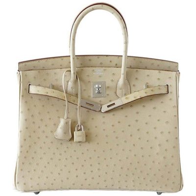 Hermès Birkin 35 Parchemin Ostrich PHW