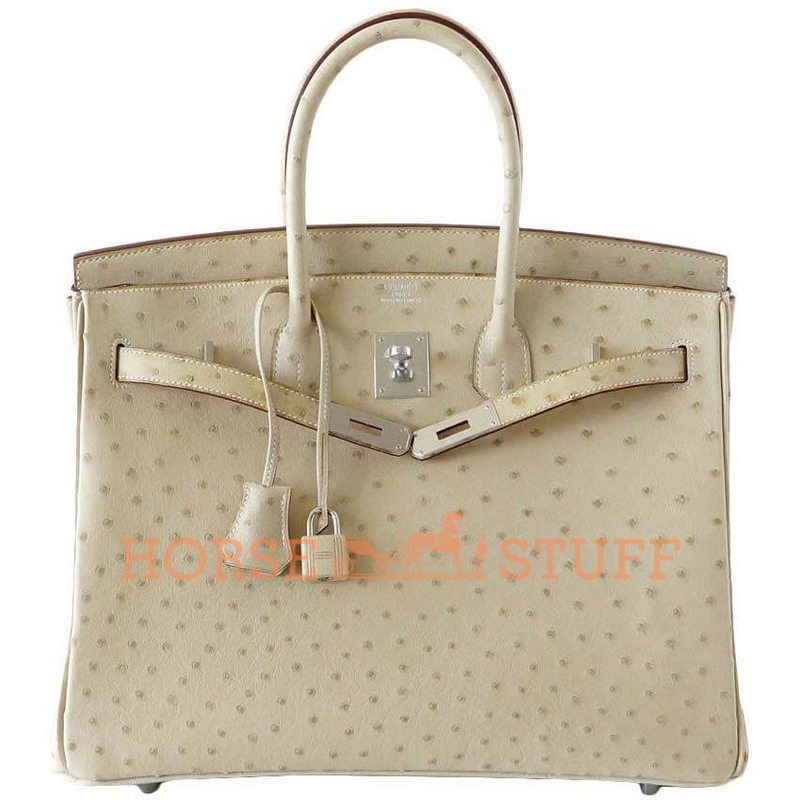 Hermès Birkin 35 Parchemin Ostrich PHW