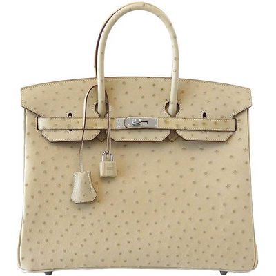 Hermès Birkin 35 Parchemin Ostrich PHW