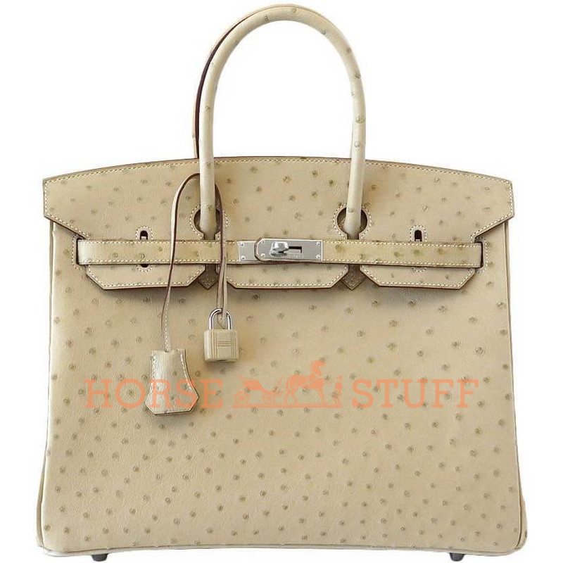 Hermès Birkin 35 Parchemin Ostrich PHW