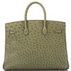 Hermès Birkin 35 Vert Olive Ostrich GHW