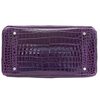 Hermès Birkin 35 Amethyst Lisse Crocodile Porosus PHW