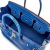 Hermès Birkin 35 Blue Royal Lisse Crocodile Porosus PHW