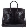 Hermès Birkin 35 Cacao Lisse Crocodile Porosus PHW