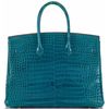 Hermès Birkin 35 Cobalt Lisse Crocodile Porosus GHW