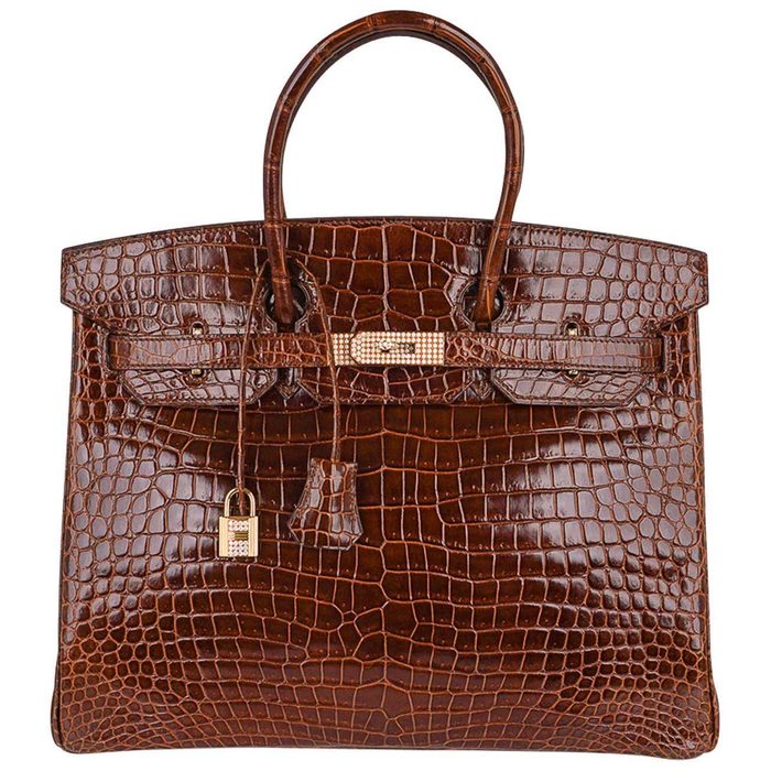 Yellow sales crocodile birkin