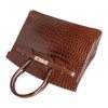 Hermès Birkin 35 Miel Lisse Crocodile Porosus Yellow 18K Gold, Diamonds