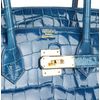 HERMÈS BIRKIN 35 Mykonos Shiny CROCODILE POROSUS GHW