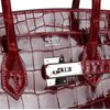 HERMÈS BIRKIN 35 Rouge H Shiny CROCODILE POROSUS PHW