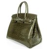 Hermès Birkin 35 Vert Vert Veronese Lisse Crocodile Porosus PHW