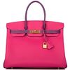 Hermès Birkin 35 Special Order HSS Rose Tyrien / Anemone Epsom BGHW