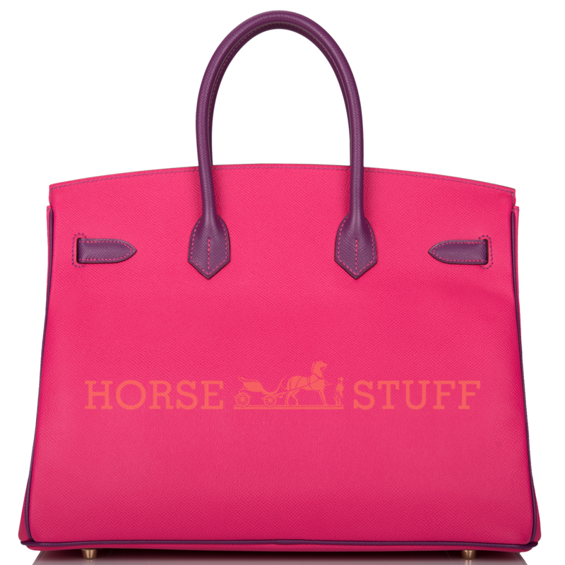 Hermès Birkin 35 Special Order HSS Rose Tyrien / Anemone Epsom BGHW